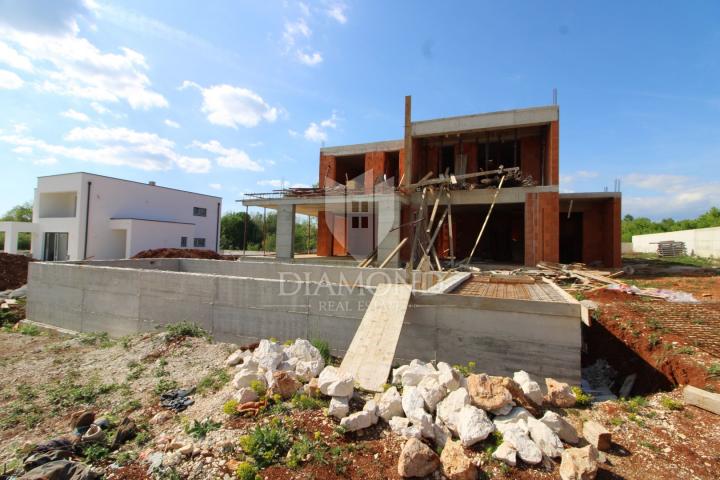 Labin, surroundings, newly built, holiday home with swimming pool