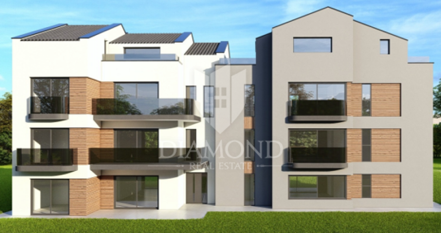 Rovinj, surroundings, apartment in a new building in a quiet location