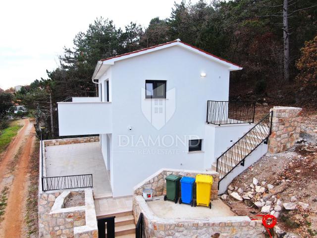 Labin, Rabac, neues Haus mit wunderschönem Blick auf das Meer