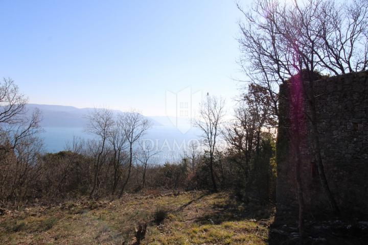 Labin, Umgebung, uralt mit wunderschönem Blick aufs Meer