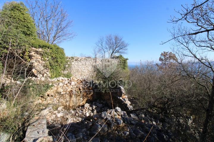 Labin, Umgebung, uralt mit wunderschönem Blick aufs Meer