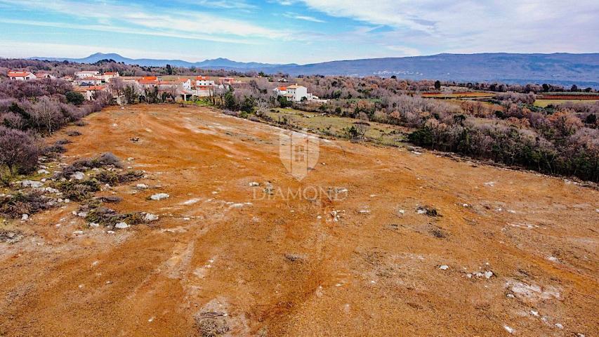 Barban, jug Istre, veliko građevinsko zemljište za 53 objekta