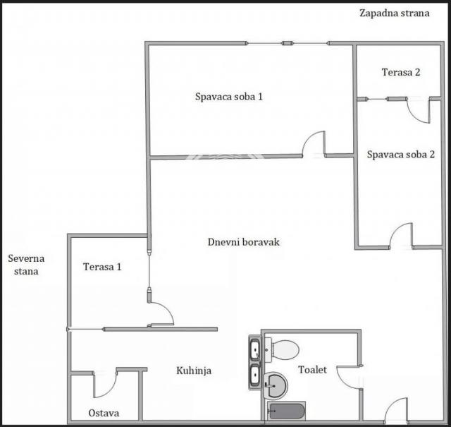 PRODAJA Stan 2. 5: NOVI SAD- Liman III, Balzakova, 52m2, 123600e ID#7241