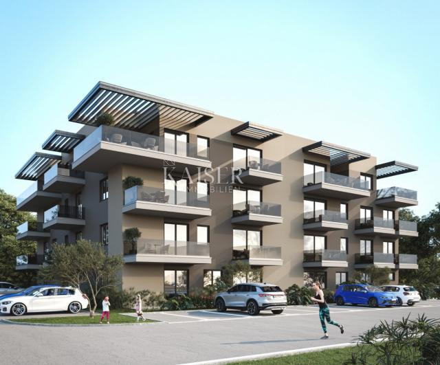 Istra, Poreč - Vabriga, stan V2-A2 u novogradnji 48, 54 m2, lift