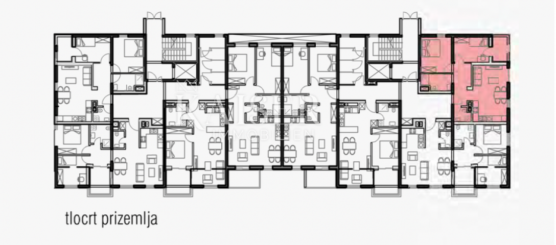 Rijeka, Martinkovac - schöne Wohnung 66,30m2