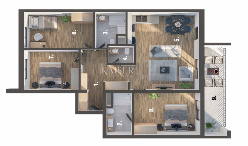 Rijeka, Martinkovac - predivan stan 102, 40m2