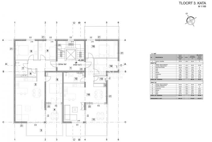 Flat Vabriga, Tar-Vabriga, 73,19m2