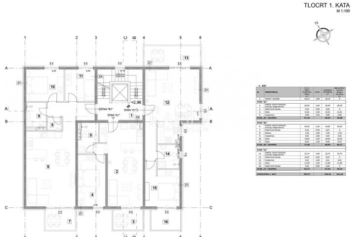 Wohnung Vabriga, Tar-Vabriga, 68,84m2