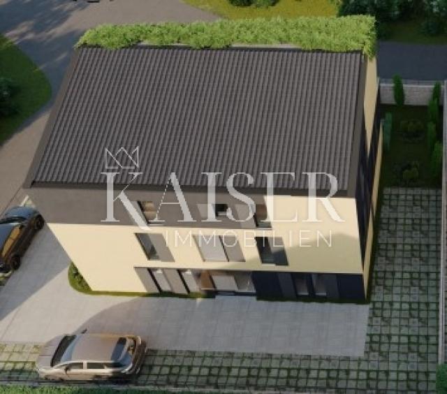 Insel Krk, Krk, zweistöckige Wohnung im Bau, 106 m2