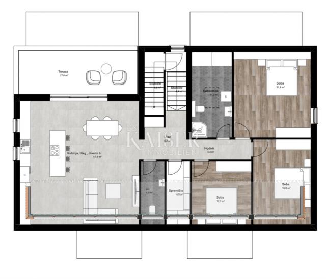 Istra, Poreč - prekrasni penthouse 143 m2 u novogradnji