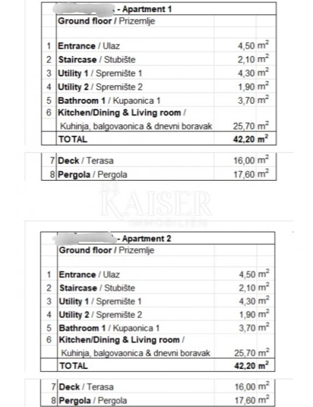 Istrien, Poreč, Reihenhaus - 2 km vom Meer entfernt