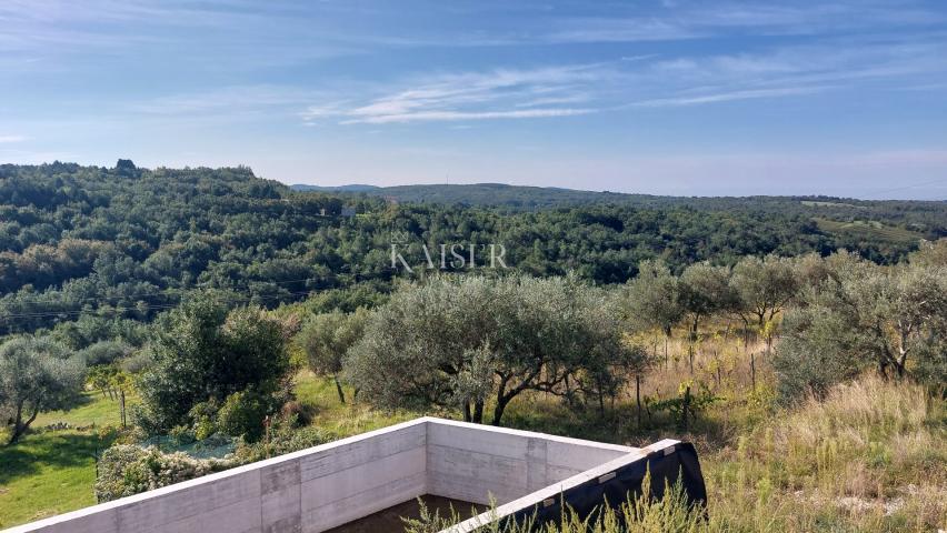 Istrien, Momjan – eine Villa mit Panoramablick auf das Meer und die Natur