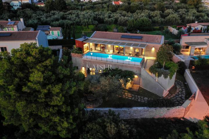 Istria, Fažana, modern designer villa with swimming pool