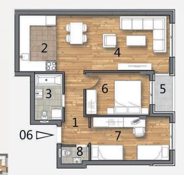 NOVI SAD - TELEP - 62. 51 m2