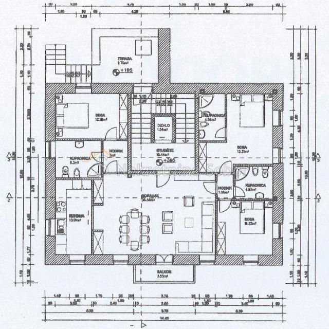 Mali Lošinj - Stambeno-poslovni objekt, 496 M2