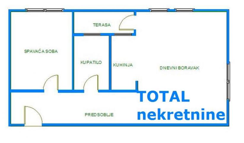 2 Dvosoban stan NOVI SAD, 115880€