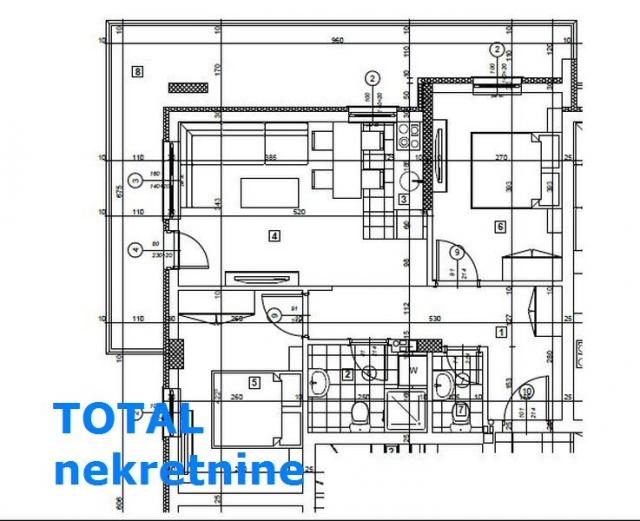 3 Trosoban stan NOVI SAD, 147130€