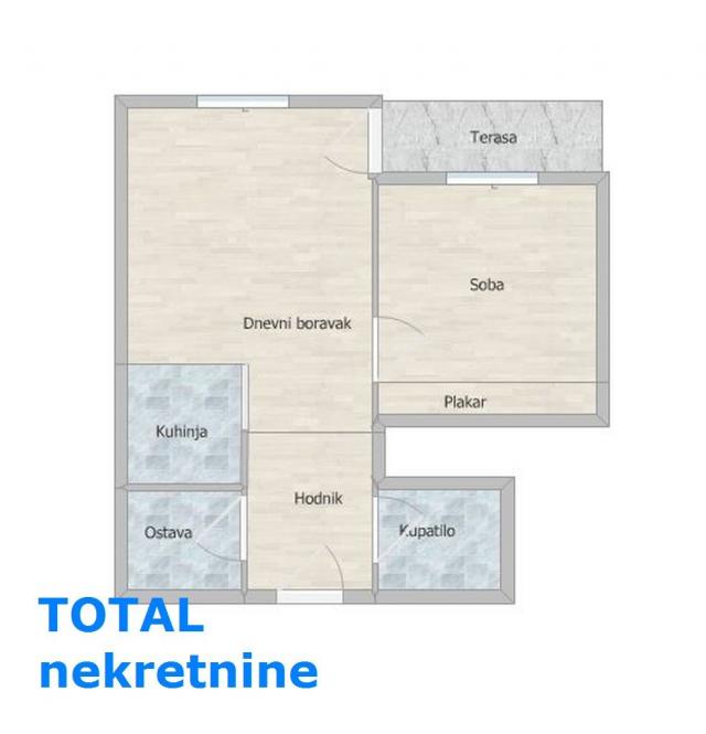 1. 5 Jednoiposoban stan NOVI SAD, 154500€