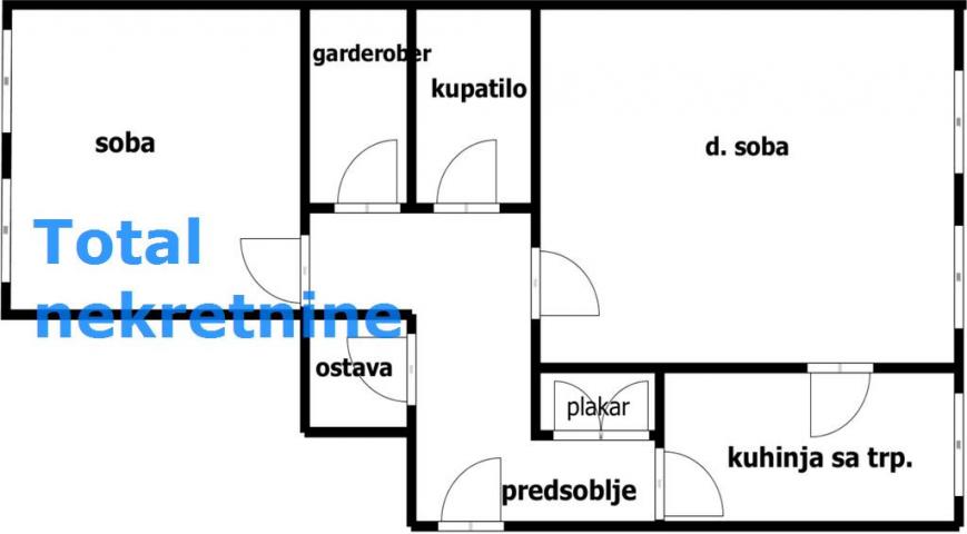 2 Dvosoban stan NOVI SAD, 119000€