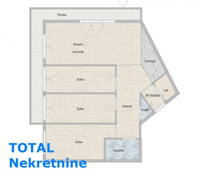 4 Četvorosoban stan NOVI SAD, 360500€