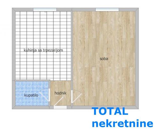 1 Jednosoban stan NOVI SAD, 74160€