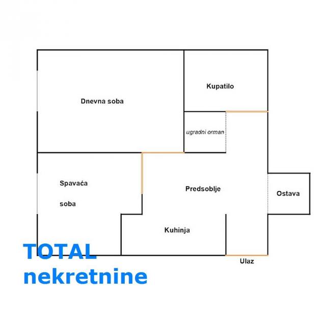 1. 5 Jednoiposoban stan NOVI SAD, 101970€