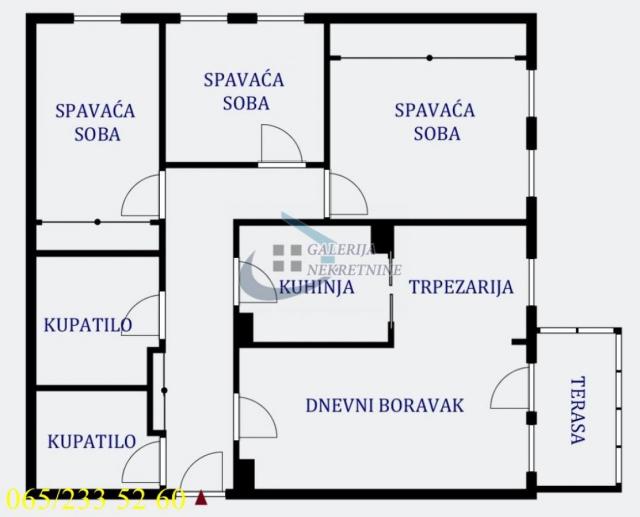 Novi Beograd, Belville - Bulevar Crvene Armije 94m2