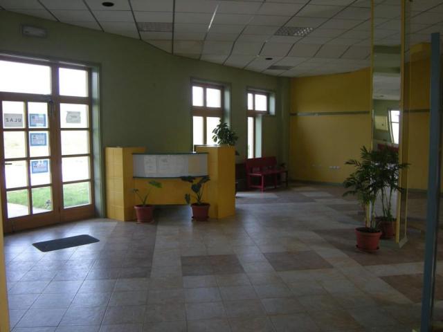 Sales space with offices