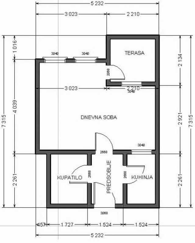 GRBAVICA, 32 m2, 113300€