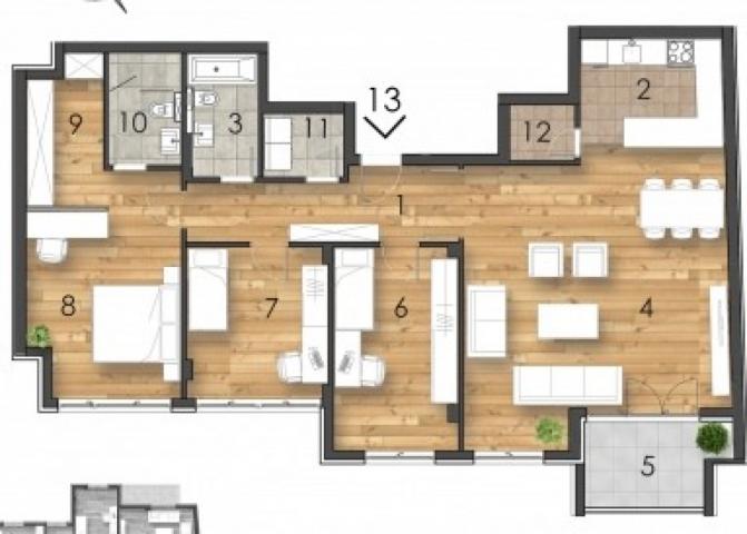 GRBAVICA, 120 m2, 408600€