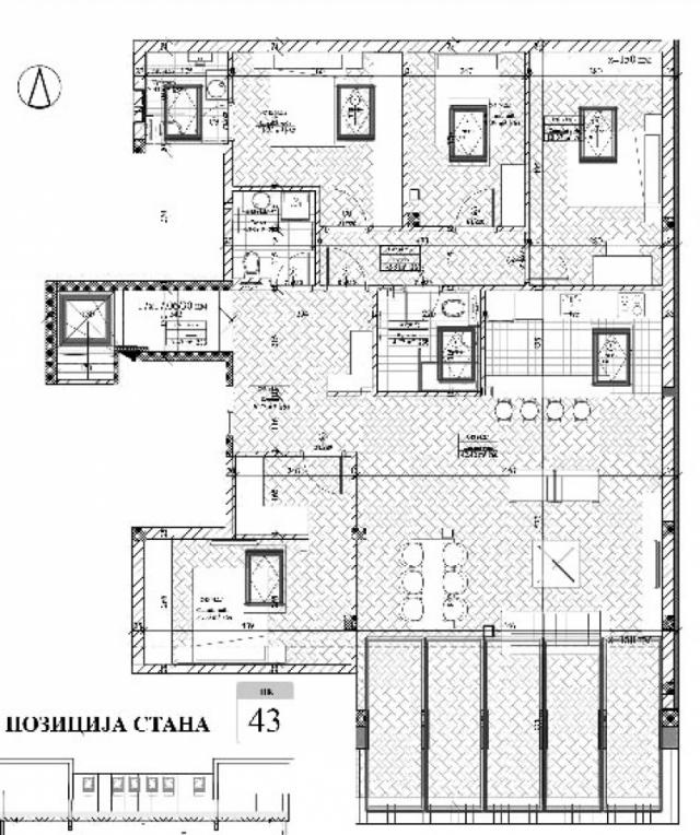 BULEVAR EVROPE, 154 m2, Četvorosoban sa pdv