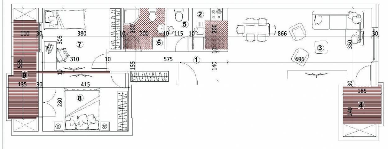 PODBARA, 76 m2, 212000€