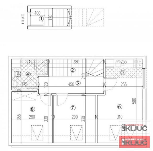 NOVA DETELINARA, 49m2+terasa 10m2, Dvoiposoban sa pdv