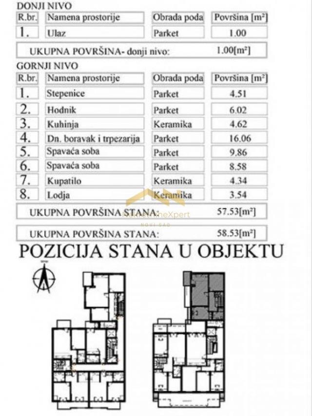 Najtraženija kvadratura u novogradnji - dva nivoa sa povratom PDV-a