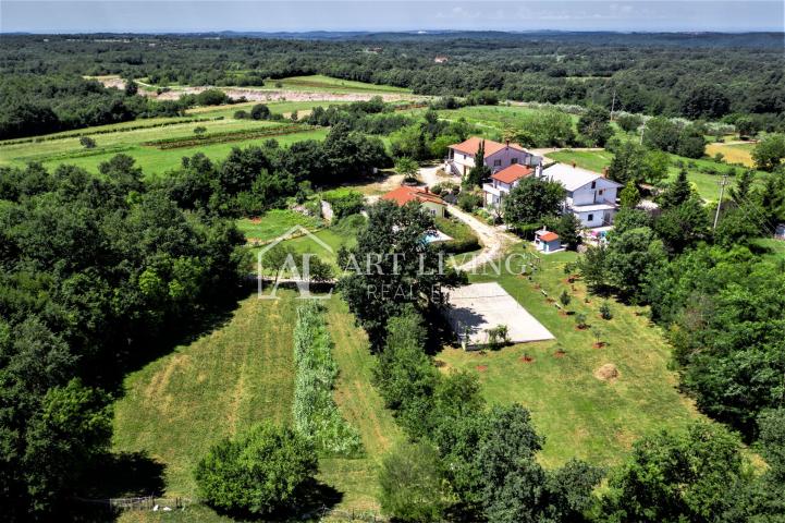 Istra, Žminj, Kompleks obiteljskog imanja na 10 000 m2