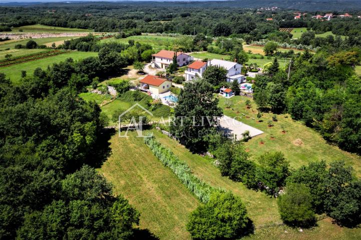 Istra, Žminj, Kompleks obiteljskog imanja na 10 000 m2