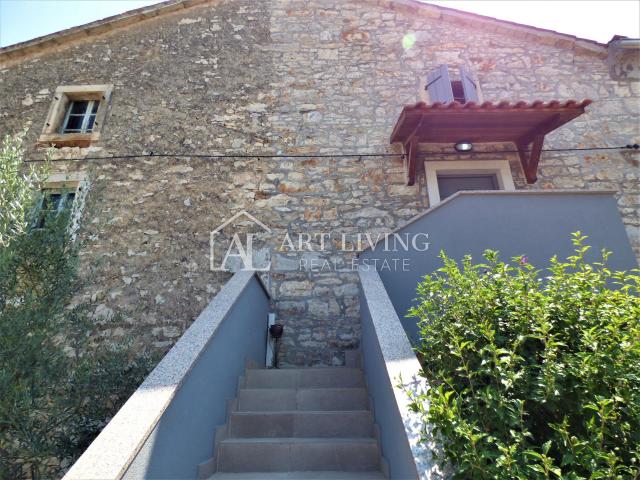 Poreč - Umgebung, authentisches istrisches Steinhaus mit Meerblick