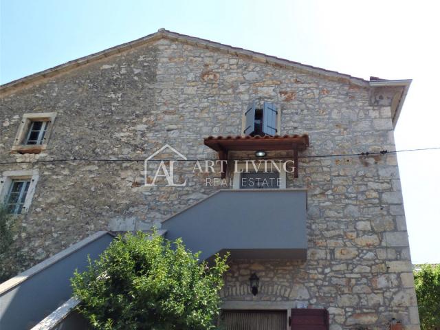 Poreč - Umgebung, authentisches istrisches Steinhaus mit Meerblick