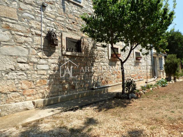 Poreč - Umgebung, authentisches istrisches Steinhaus mit Meerblick