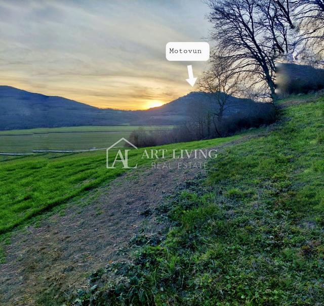 Motovun-Umgebung, Wertvolles Bauland mit Blick auf Motovun