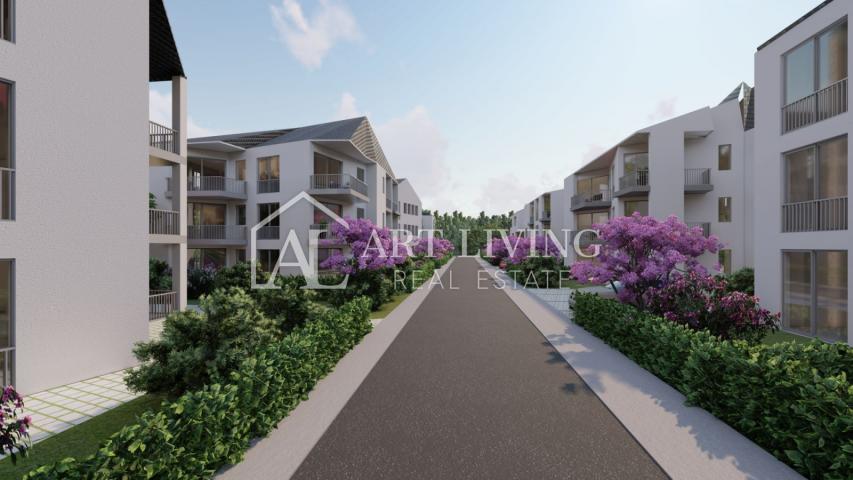 Umag, surroundings - new construction, spacious apartment 80.24 m2, 300 m from the sea