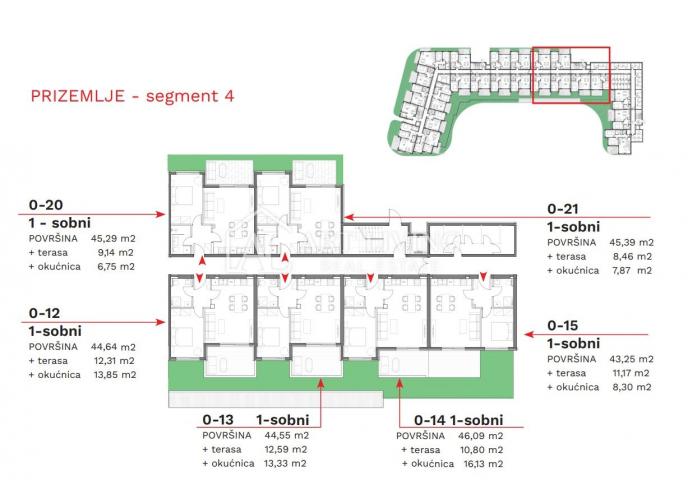 Istria, Umag - attractive one-bedroom apartment on the ground floor in a great location