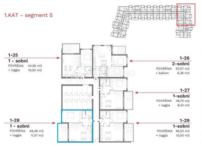 Istrien, Umag - attraktive Wohnung in einem neuen Gebäude an der Spitze!!! Standort