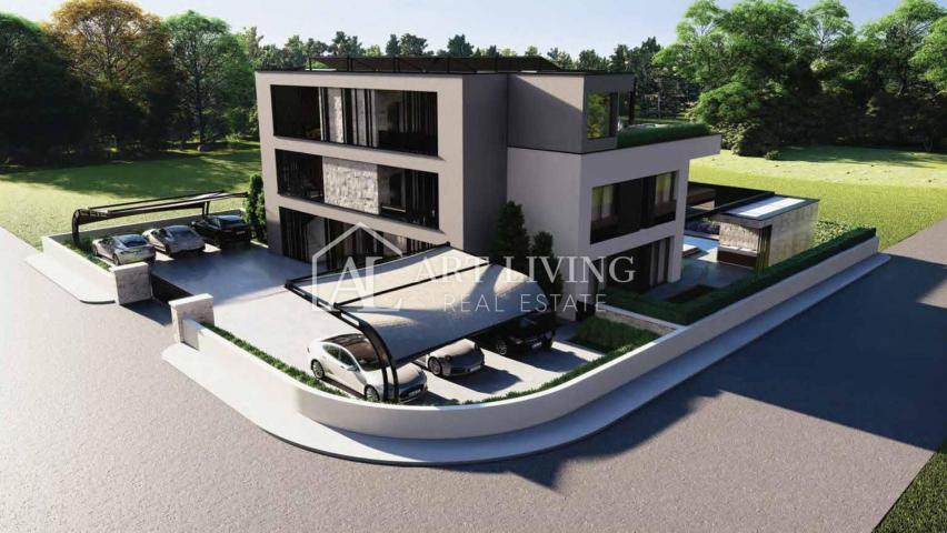 Istria, Poreč, surroundings - luxurious two-story apartment with sea view