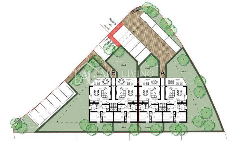 Istrien, Poreč, Umgebung - moderne Wohnung im 1. STOCK in einem Neubau