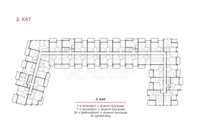 Istra, Umag -  moderan jednosobni stan u centru grada - NOVOGRADNJA