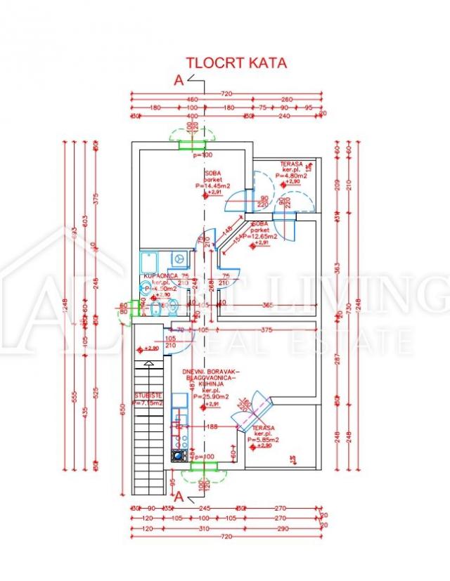 ISTRIEN, PULA, Umgebung - Moderne Wohnung im ersten Stock, nur 150 Meter vom Meer entfernt.