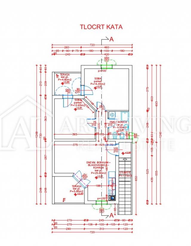 ISTRIA, PULA, surroundings - modern apartment on the first floor near the sea