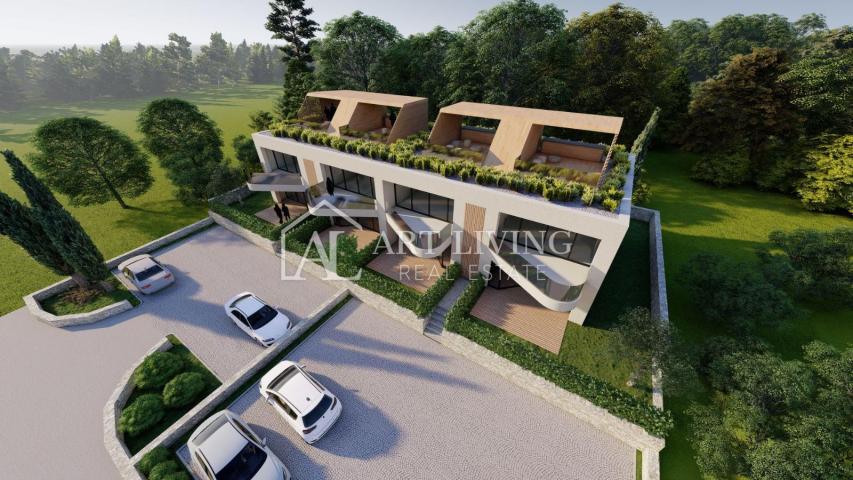 Istria, Poreč, surroundings - modern attractive apartment with roof terrace - NEW BUILDING