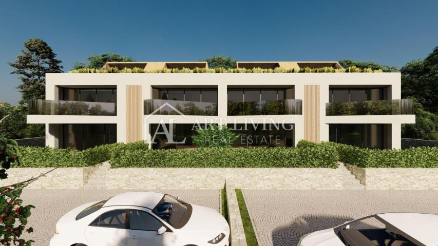 Istria, Poreč, surroundings - modern attractive apartment with roof terrace - NEW BUILDING